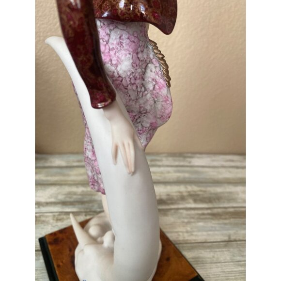 Giuseppe Armani Lady Clown with Puppet 1990s Capodimonte Italy 743C - No Box - Picture 15 of 16